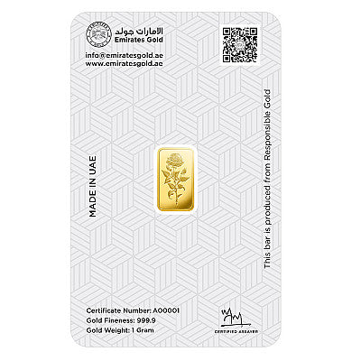 Emirates 1 Gram Gold Bar