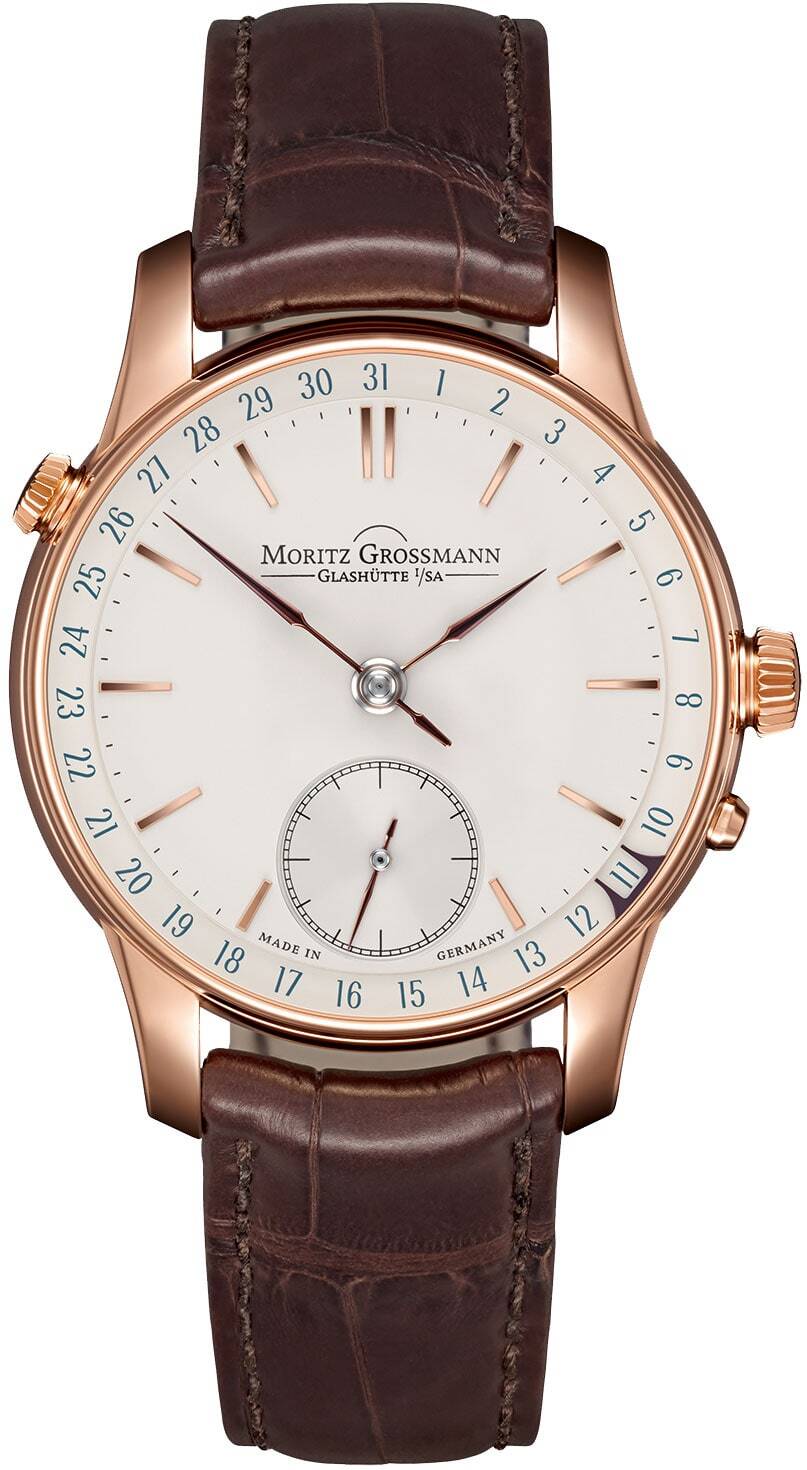 Moritz Grossmann Date Rose Gold Argenté