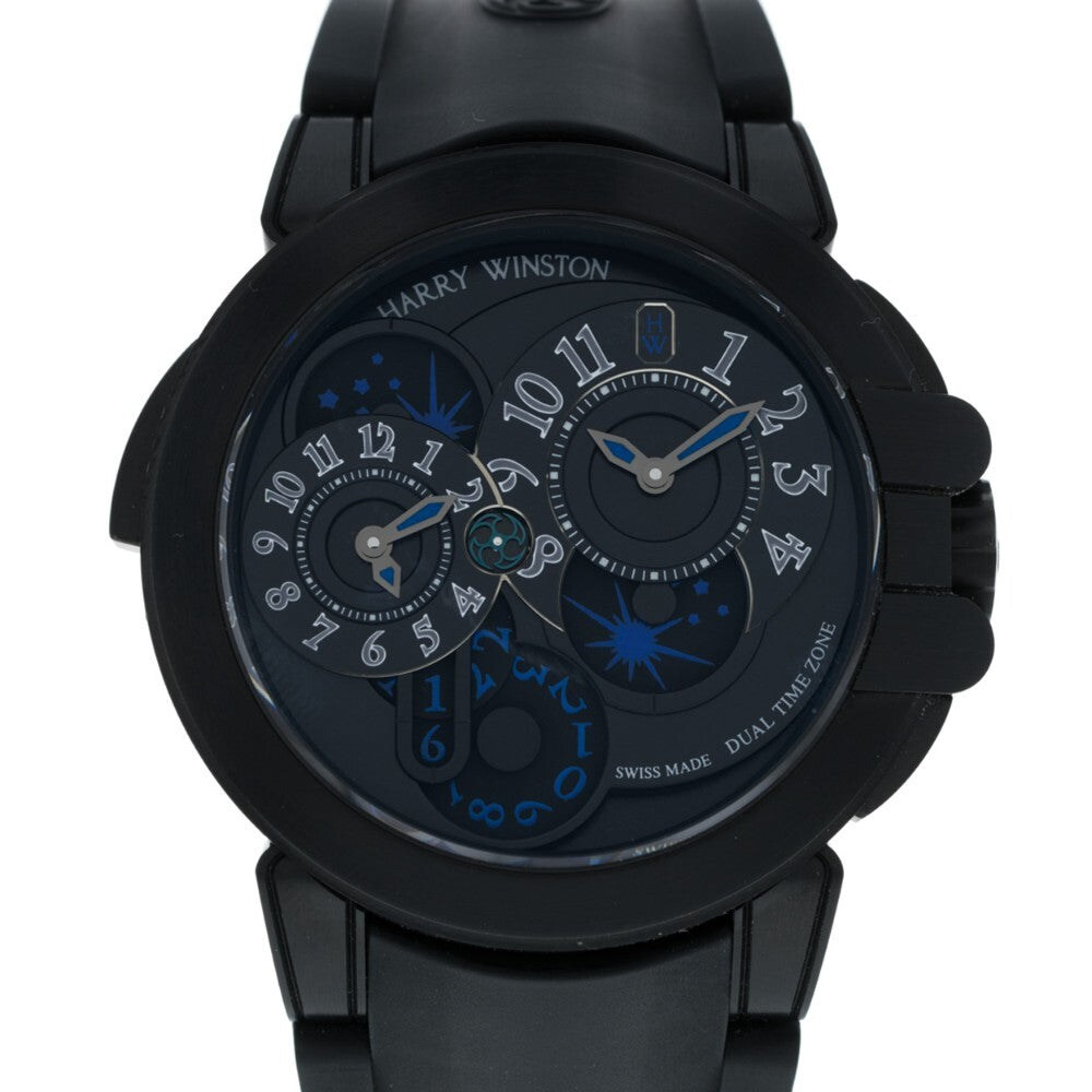 Harry Winston Ocean Dual Time Black Edition 44mm OCEATZ44ZZ007