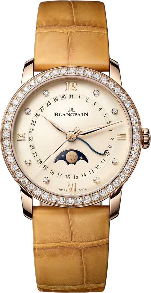 Blancpain 6126N 2987 55B Villeret Quantième Phases De Lune