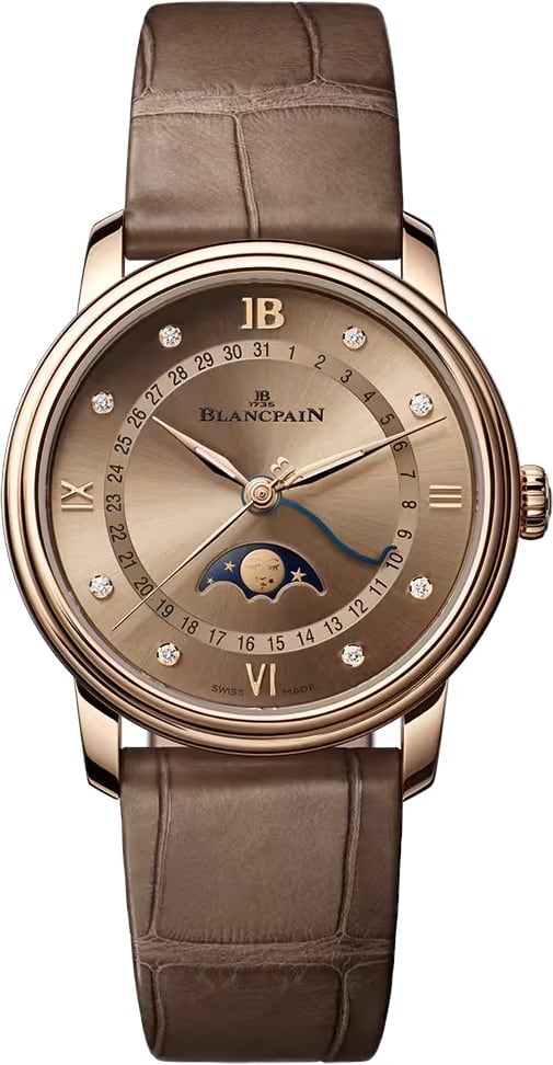 Blancpain 6126N 3646 55B Villeret Quantième Phases De Lune