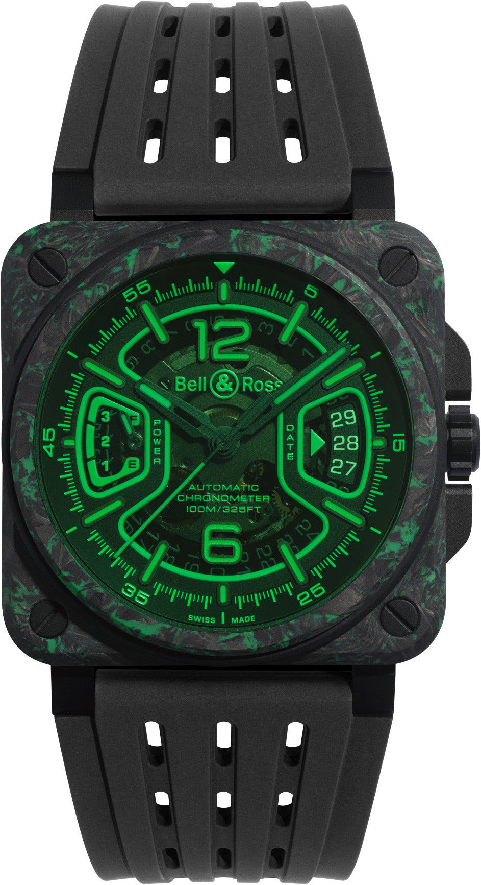 Bell & Ross BRX3R-GN-CA/SRB BR-X3 Night Vision
