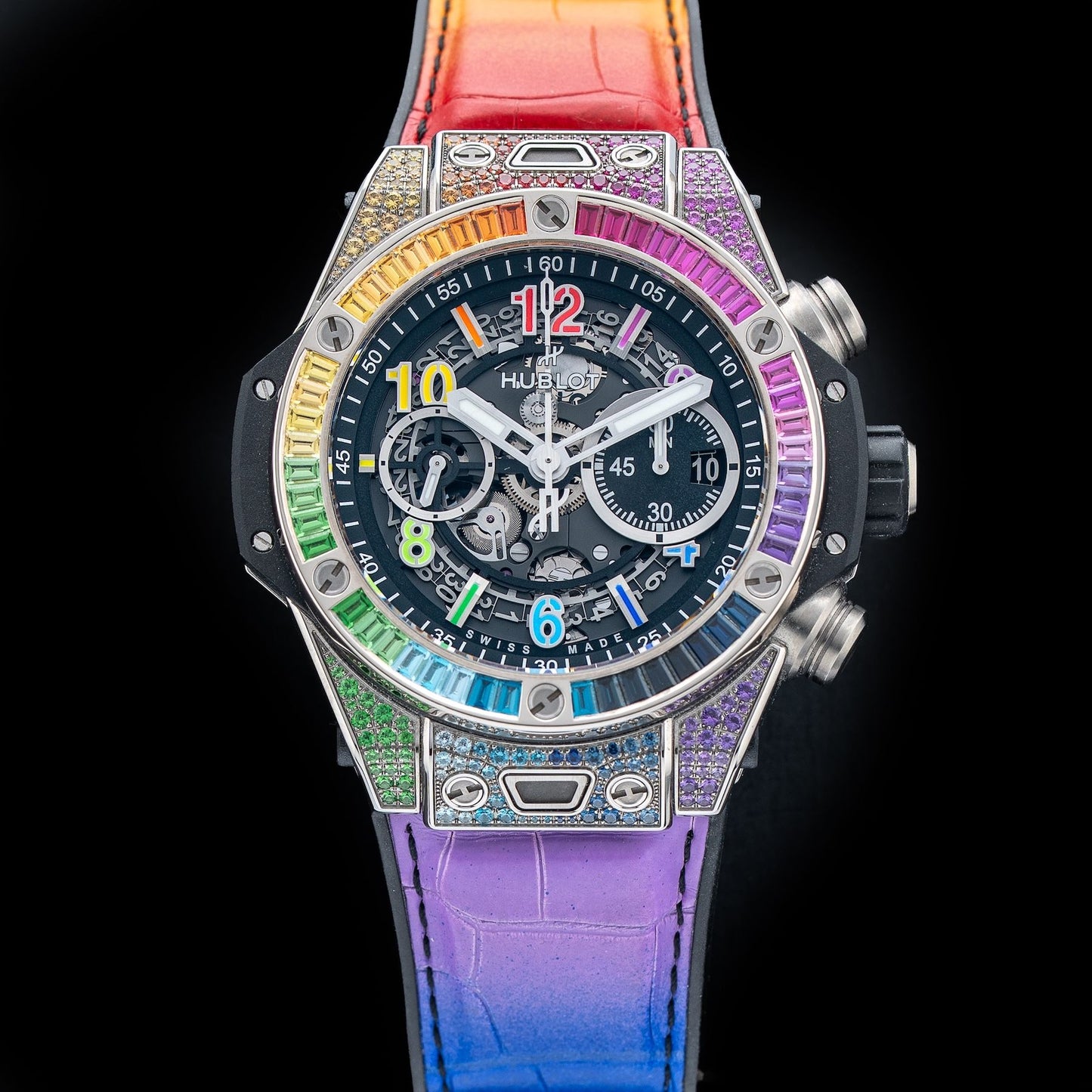 Hublot 421.NX.1117.LR.0999 Big Bang Unico Titanium Rainbow