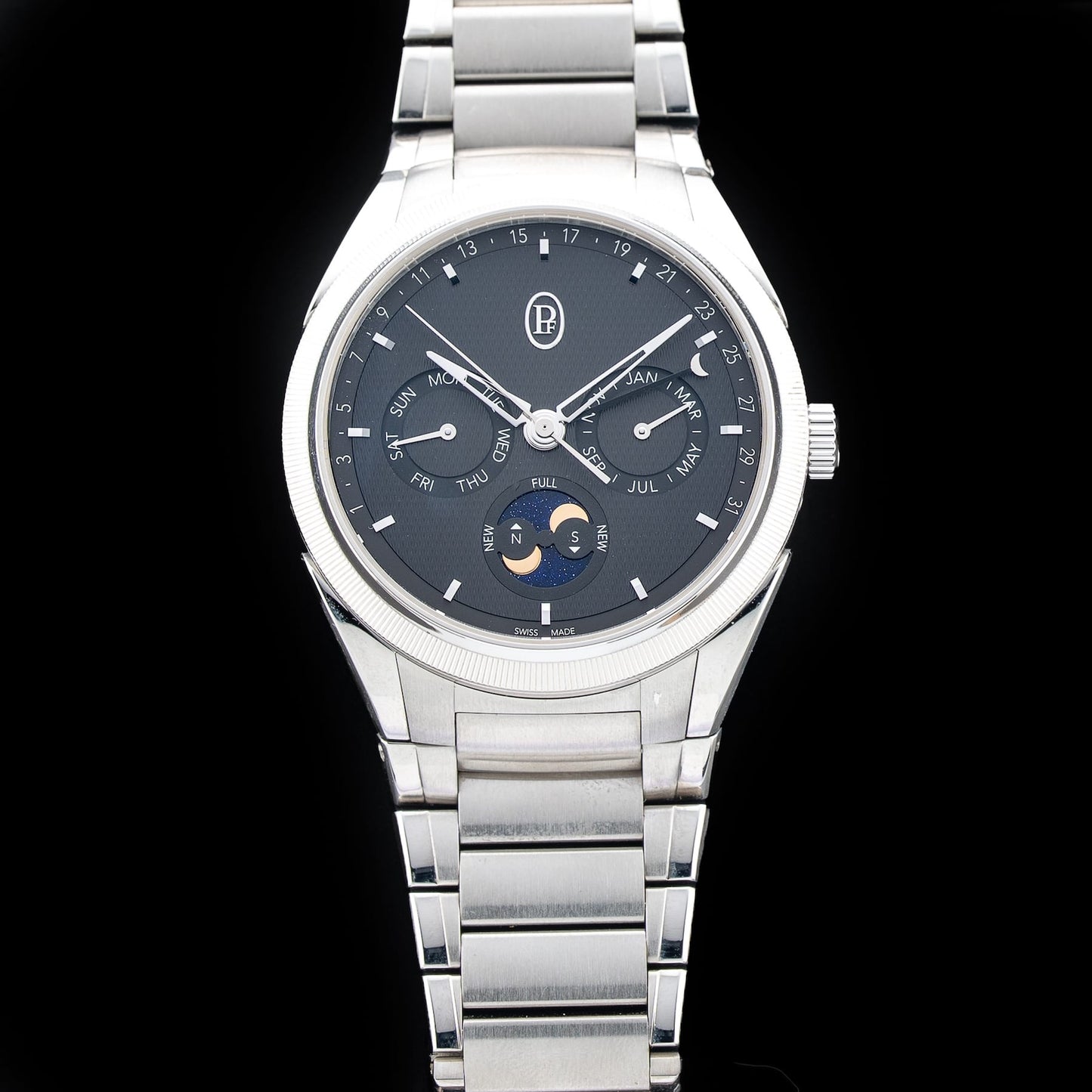 Parmigiani Fleurier PFC907-1020001-100182 Tonda PF Annual Calendar Steel