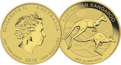 Gold Australian Kangaroo 1 Ounce