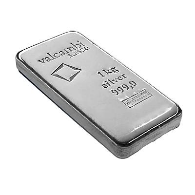 Valcambi Suisse 1000 Gram Silver Bar