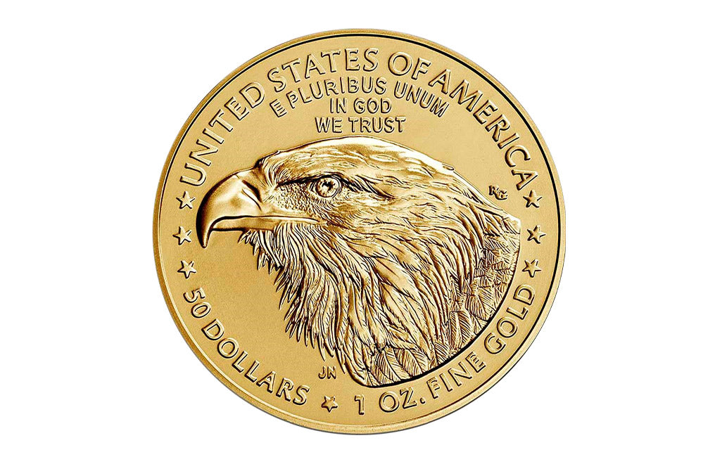 1 oz Gold Eagle Coins (new design - mid 2021 and later)