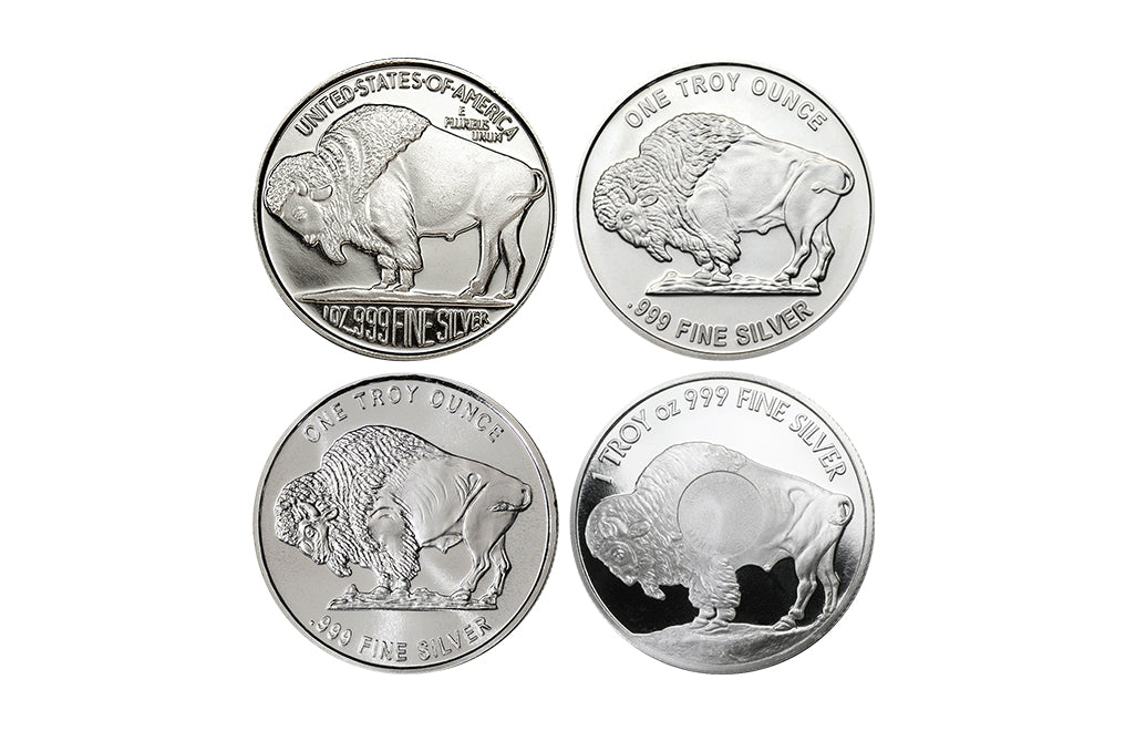 1 oz Silver Buffalo Rounds (Various Mints)