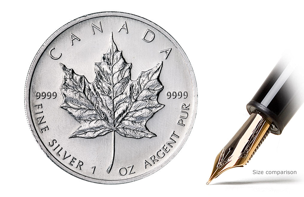 1 oz Canadian Silver Maple Leaf Coins