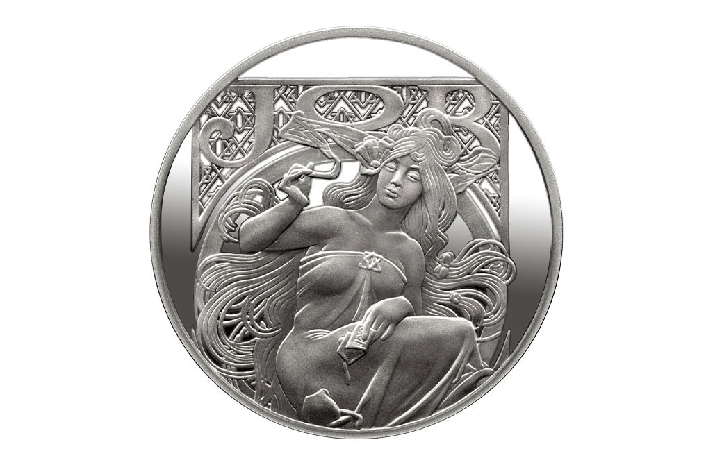 Buy 1 oz Silver Mucha JOB 1898 Proof Round