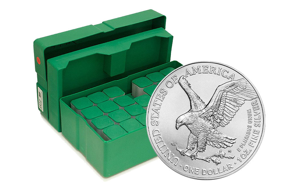 2026 MintFirst™ 1 oz Silver Eagle Monster Box (500 Coins)