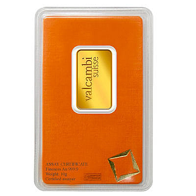Valcambi Suisse 10 Gram Gold Bar