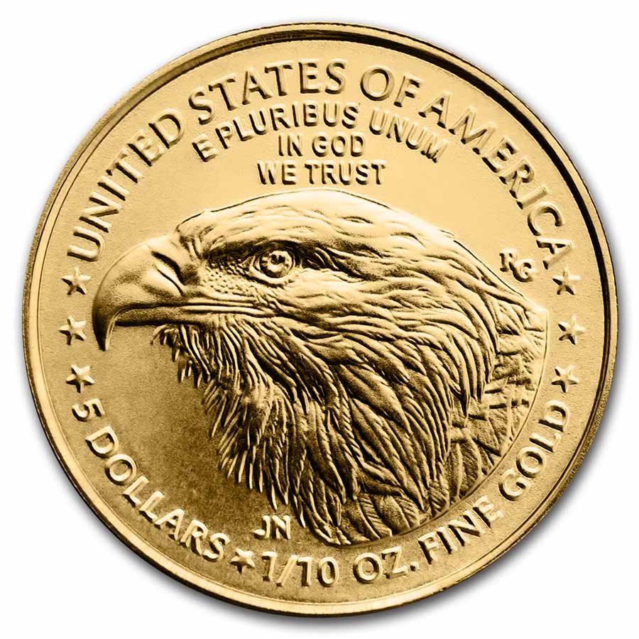 1/10 oz American Gold Eagle Coin BU (Random Year)