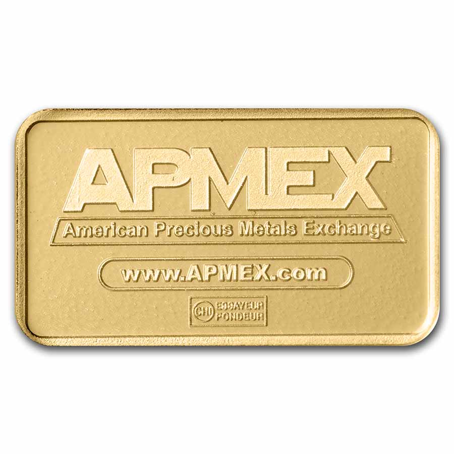 1 gram Gold Bar - APMEX (TEP)