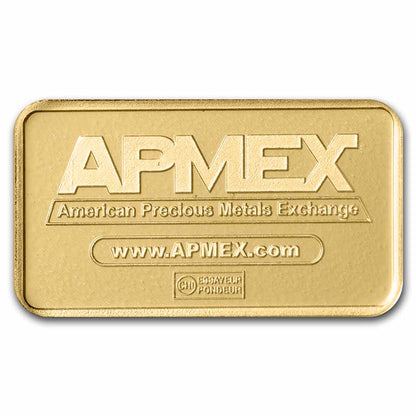 1 gram Gold Bar - APMEX (TEP)