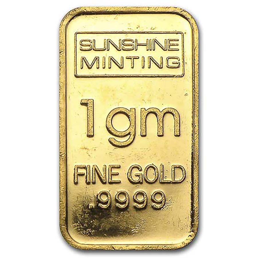 1 gram Gold Bar - Secondary Market