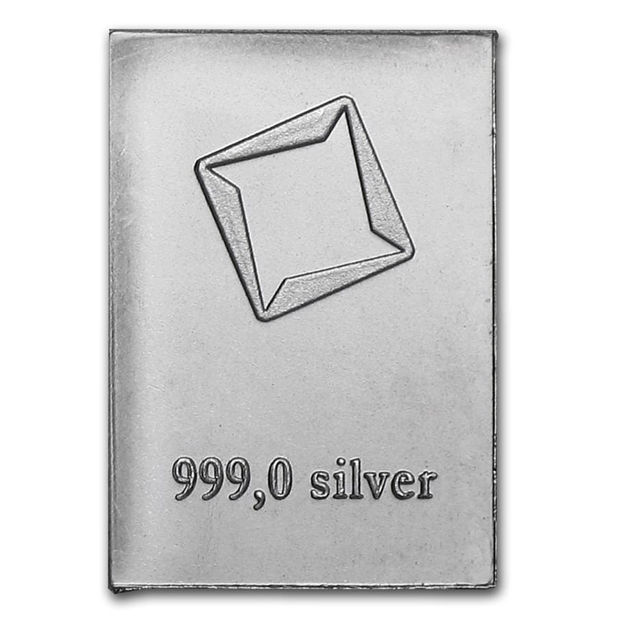 1 gram Silver Bar - Valcambi