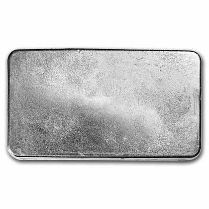 1 kilo Cast-Poured Silver Bar - APMEX