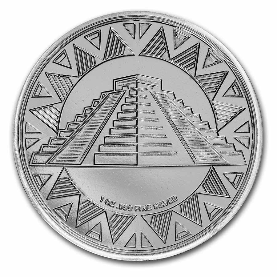 1 oz Silver Round - Aztec