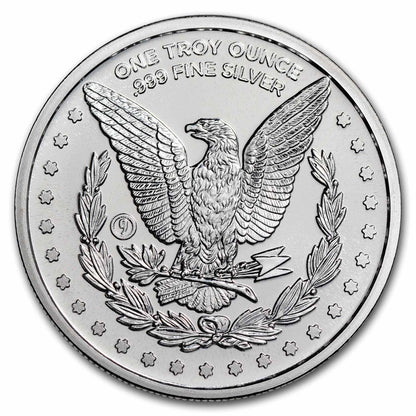 1 oz Silver Round - Morgan Dollar Design