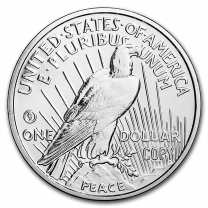 1 oz Silver Round - Peace Dollar