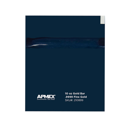 10 oz Cast-Poured Gold Bar - APMEX