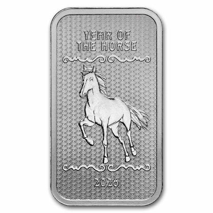 10 oz Silver Bar - 2026 APMEX Year of the Horse (Series 2)