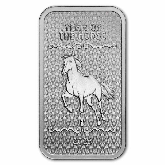 10 oz Silver Bar - 2026 APMEX Year of the Horse (Series 2)