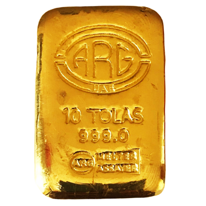 10 Tola Gold bar 999.0 Purity