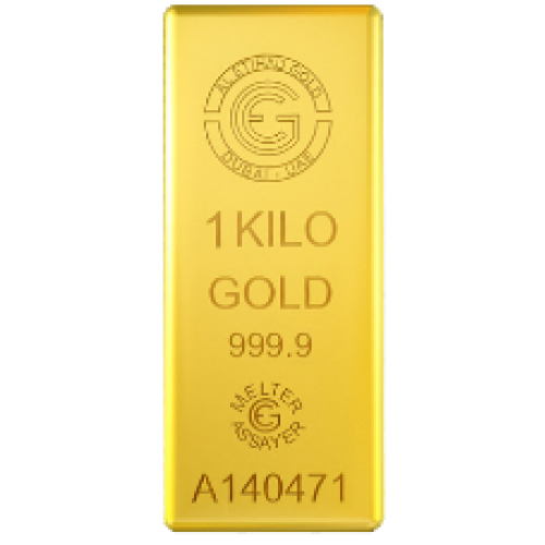 1 Kg Etihad Gold Bar with 999.9 Purity