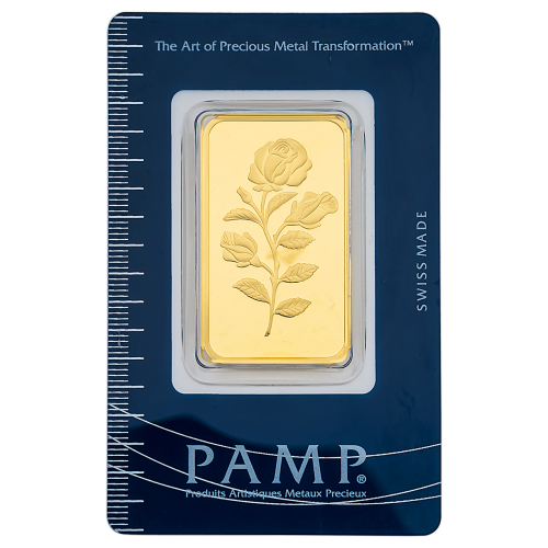 1 Ounce PAMP Suisse Gold Bar 999.9 Purity