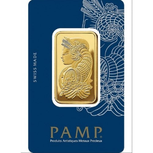 1 Ounce PAMP Suisse Gold Bar 999.9 Purity