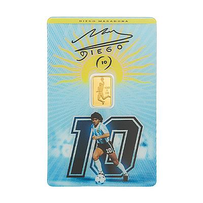 PAMP Suisse Diego Maradona Hand of God 1g Gold Bar