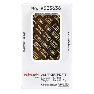 Credit Suisse 1 Ounce Gold Bar