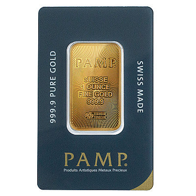 PAMP 1 Ounce Minted Gold Bar