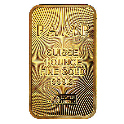 PAMP 1 Ounce Minted Gold Bar