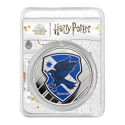 1oz Silver Colorized Coin — Harry Potter Houses: Ravenclaw
