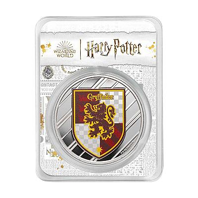 1oz Silver Colorized Coin — Harry Potter Houses: Gryffindor