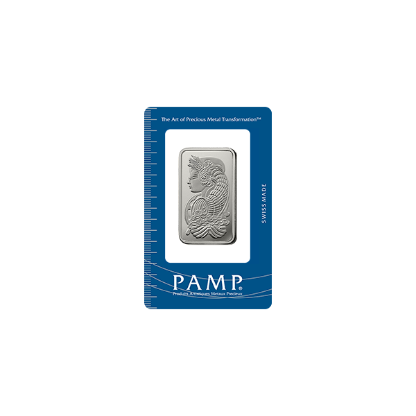 1oz Platinum PAMP Fortuna Bar
