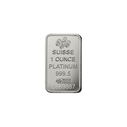1oz Platinum PAMP Fortuna Bar