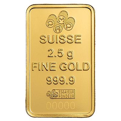 PAMP Suisse Lady of Liberty 2.5g Gold Bar