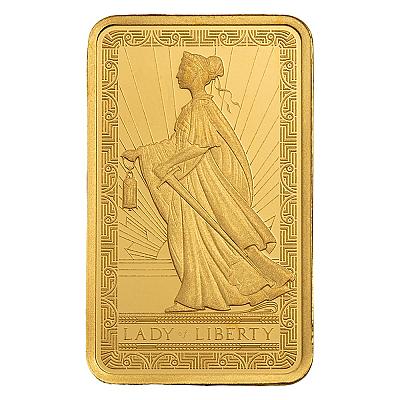 PAMP Suisse Lady of Liberty 2.5g Gold Bar