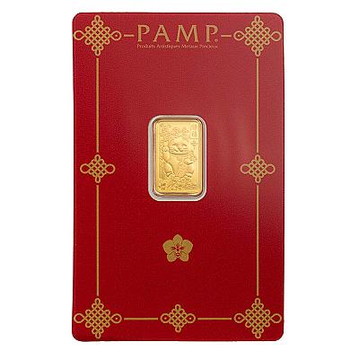 PAMP Lucky Cat 2.5g Gold Bar