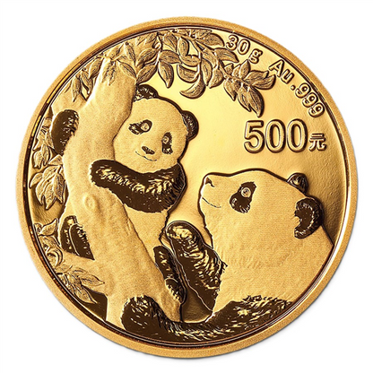Chinese Panda 30 gr Gold Coins - ID 4432