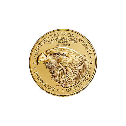 1oz Gold American Gold Eagle- Back dated