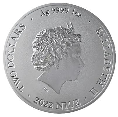 2022 1oz Bitcoin Silver Coin