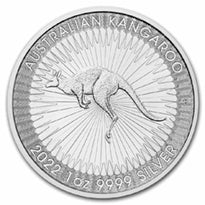 Australian Kangaroo 1 oz Silver Coins - ID 2616