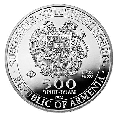 2023 1oz Armenian Noah's Ark Silver Coin