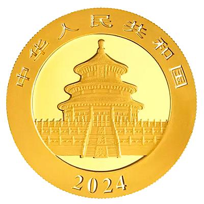 2024 30g Chinese Panda Gold Coin