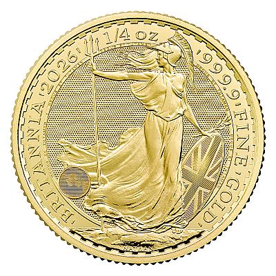 2026 1/4oz Britannia Gold Coin  (King Charles III Portrait)